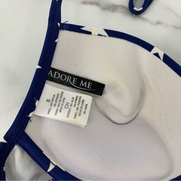 American Flag Two Piece Push-Up Padded Bikini Size Small - Picture 8 of 12